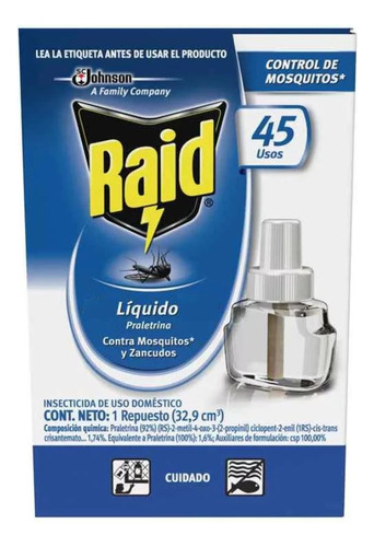 Raid Liquido Repuesto X32,9cm