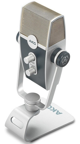 Microfone Condensador Akg C44 Lyra Usb De Mesa Profissional