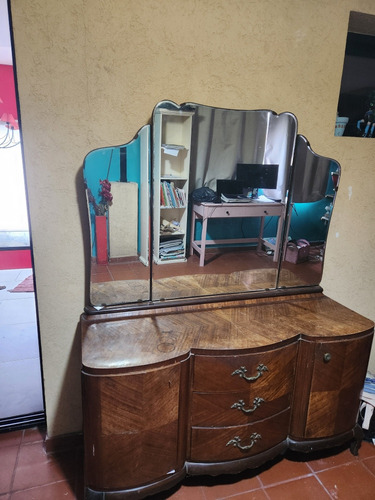 Mueble Antiguo Tocador Maquillador