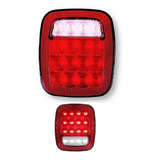 Plafon Jeep 16 Led Cuarto+estrobo+stop+reversa  1pz  Pla6730