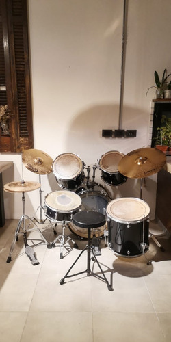 Bateria Mapex Tornado - Completa Con Platillos Y Soportes