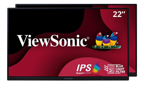 Set 2 Monitores Ips Full Hd 22'' Viewsonic Va2256-mhd_h2