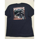 Playera Harley Davidson Biker Gris Oscuro Knoxville Tn Xg