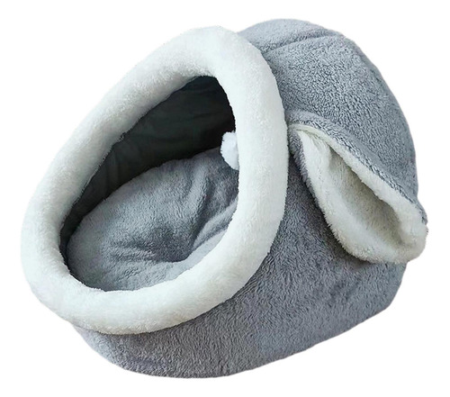 Camas Para Mascotas, Cama Para Gatos, Casa Conejito Gris M