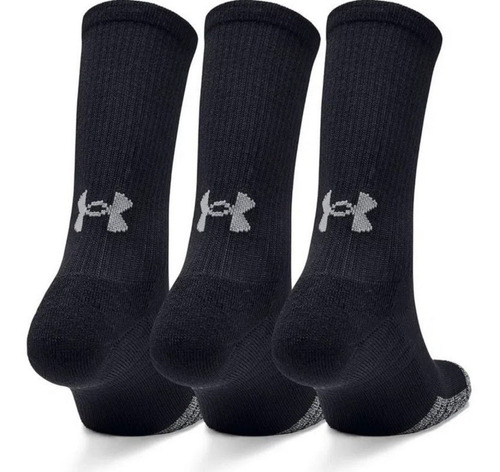 Kit Meia Under Armour Cano Alto Heatgear Tech C/ 3 Pares 