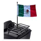 Bandera Impermeable México Moto Rzr Camioneta 43x30cm