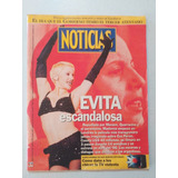 Revista Noticias. Madonna, Evita Escandalosa. Perfil.