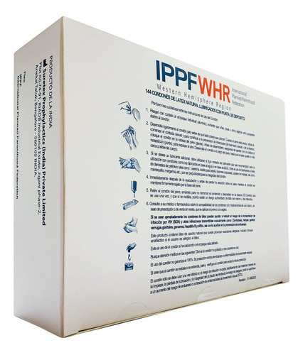 Preservativos Ippf Whr Caja 144 Unidades