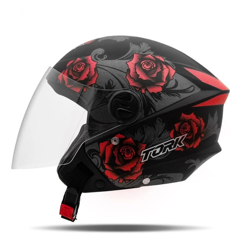 Capacete New Liberty Three Flowerss Elite Pro Tork Fosco