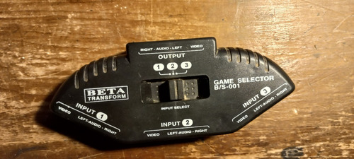 Game Selector Rca Switch 3 En 1 Tv/vcr/vcd Con Cable Rca 3x3