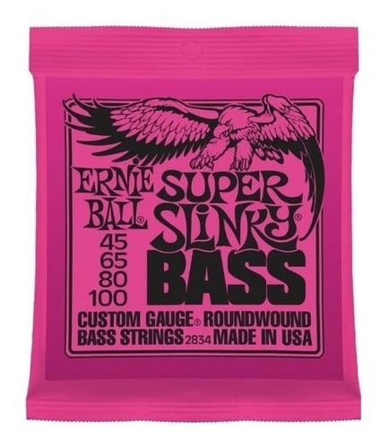 Encordado Ernie Ball 2834 Bajo 4 Cuerdas