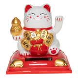 Maneki Neko 8cm Blanco 2 Topsoc