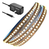 Tira Led 1200 Leds 5 Metros Luz Calida 80w 12v Eliminador