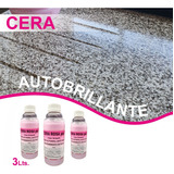 Cera Rosa Pbp Brillar Pisos Mármol, Vinilica, 3 Pzas.