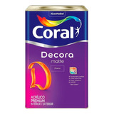 Coral Decora Matte Tinta Para Exterior 16l Algodão Egípcio