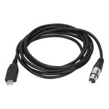 Cable De Micrófono Usb A Xlr Hembra, Conector Plug & Play