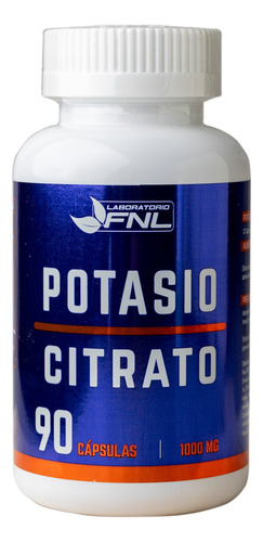  Citrato De Potasio Natural 90 Caps. Fnl