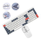 Kit De Teclado E Mouse Sem Fio Bluetooth, Modo Duplo 2.4g