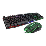 Pack Gamer 2 En 1  Premium I-mice Teclado + Mouse Luces Rgb 