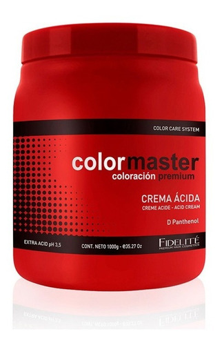 Mascara Extra Acida Ph3.5 X1 Kg. - Fidelite - Color Master