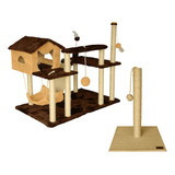  Arranhador Grande Gato Poste Modular Playground Kit Miupetz