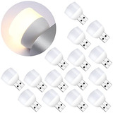 16 Piezas De Luces Nocturnas Mini Usb Led, Bombillas De...