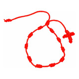 Pulsera Hilo Rojo Nudos Cruz Protección Éxito Amor Mal D Ojo