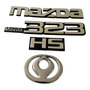 Emblemas Para Mazda 323 Plaqueta 323  Y Logo Mazda. 