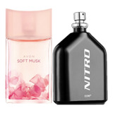 Perfume Soft Musk + Nitro Negra Esika - mL a $274