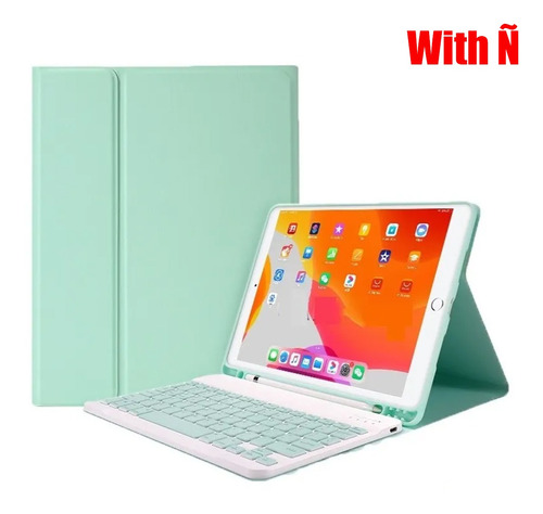 Funda Para Teclado Para iPad 10.2 7ª 8ª Generación 2020 Ñ