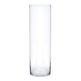 Vaso Vidro Grande 80cm Tubo Cilíndrico Decoração Planta Flor