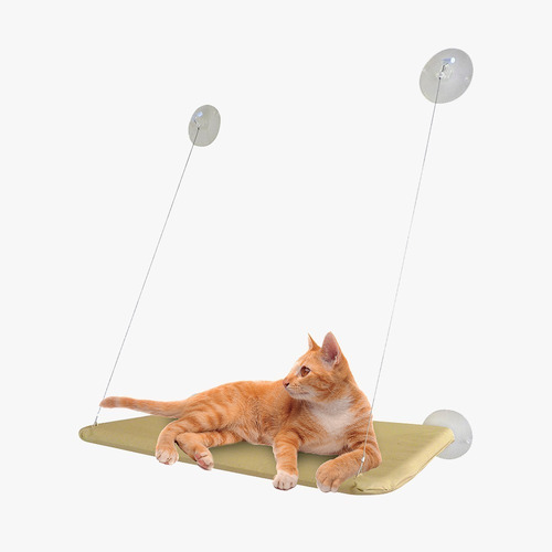 Caminha Suspensa De Janela Gato Com Ventosa Para Gatos Relax