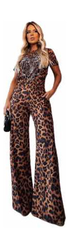 Conjunto Maria Dondoca Animal Print