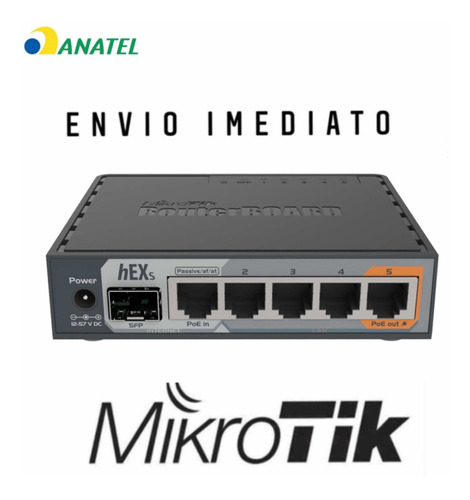 Mikrotik Routerboard Rb 760igs Hex S 880mhz 256mb L4 Com Nf