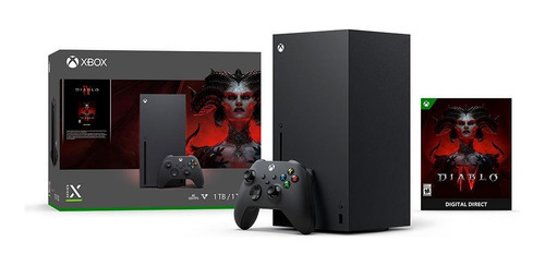 Console Xbox Series X 1tb Bundle Diablo 4 Cor Preto