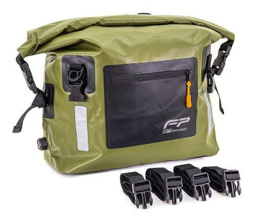 Fire Parts Dry Bag Motocicleta S20 Litros Verde Militar 