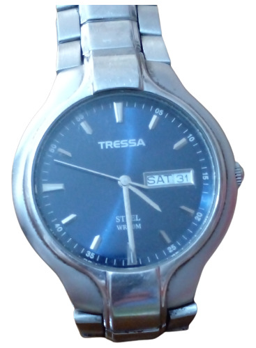 Reloj De Pulsera Tressa Steel Wr 50m.