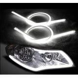 2 Fitas Barras Led 12v Branca 50 Cm Cada P Farol Carro Moto