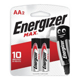 Pila Aa Energizer Max E91 Cilíndrica - Pack De 2 Unidades