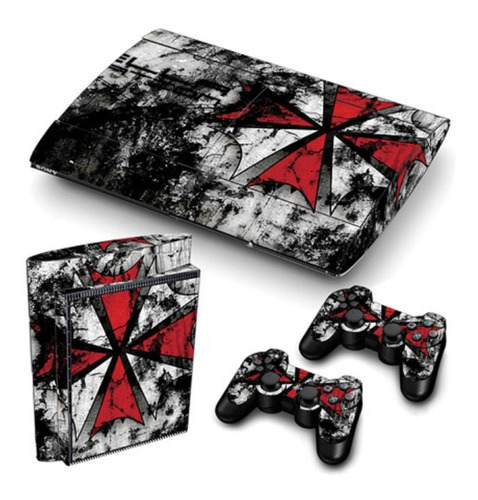 Skin Personalizado Para Ps3 Super Slim R.esident 