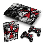 Skin Personalizado Para Ps3 Super Slim R.esident 