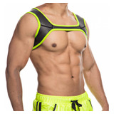 Yoobng Hombre Arnés Cinturón Cuerpo Cofre Elástico Halter Ny