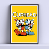 Cuadro Cuphead Personajes 30x40cm Deco Listo P Colgar