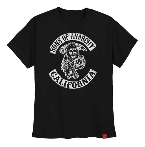 Camiseta Camisa Sons Of Anarchy California Pronta Entrega