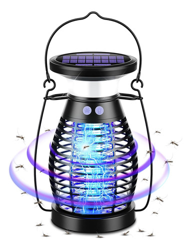 Exterminador Solar De Insectos, Matamosquitos Para Interiore