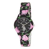 Reloj Mujer U.s. Pol Usc40103 Cuarzo Pulso Bicolor Just Watc