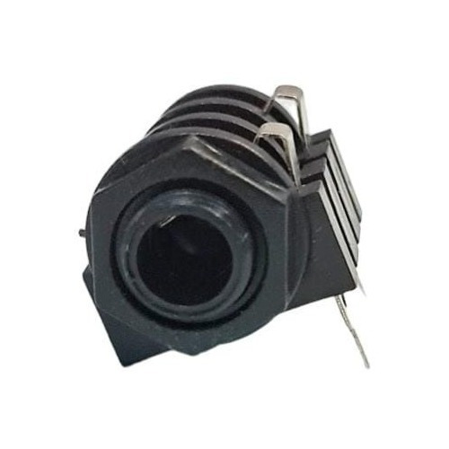 Conector Jack Mono 1/4  6,35mm Hembra Chasis Pin Impreso