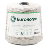 Barbante Euroroma Cru N°8 1kg 762mts