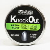 Puntas / Slug Jsb Knock Out Cal 6.35mm (6.37) 33.49gr