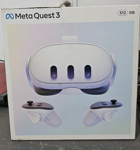 Meta Quest 3 512 Gb + Strap Bobovr M3 Pro + Cable 6 Mts